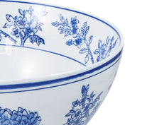 Celadon Garden Print Bowl 28.5x28.5x17cm