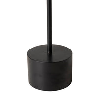 Swirl Round Side Table Black