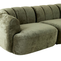 Solstice 3 Seater Sofa Forest Green
