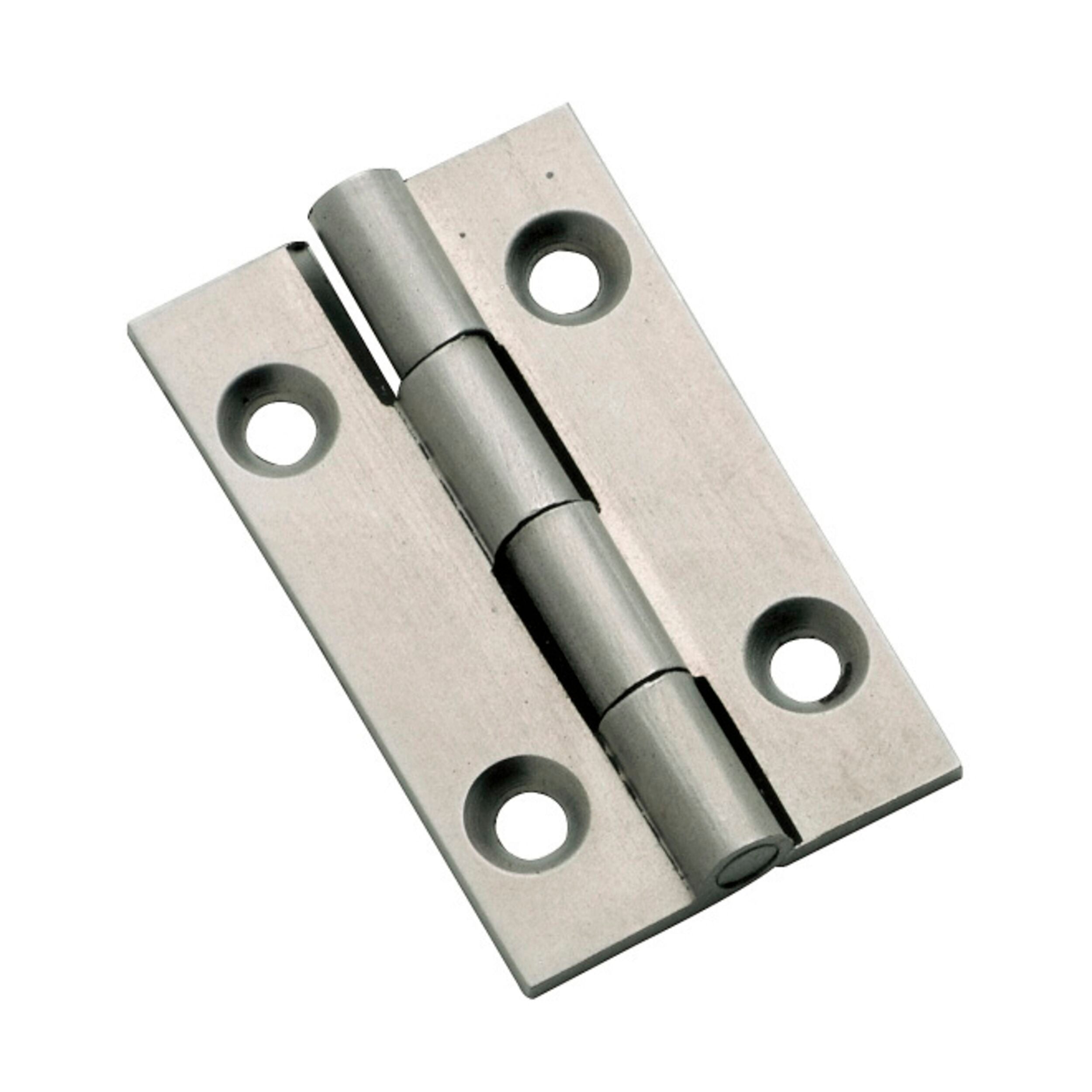 3121 Cabinet Hinge Fixed Pin Satin Chrome H38xW22mm