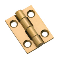 3750 Cabinet Hinge Fixed Pin Polished Brass H25xW22mm