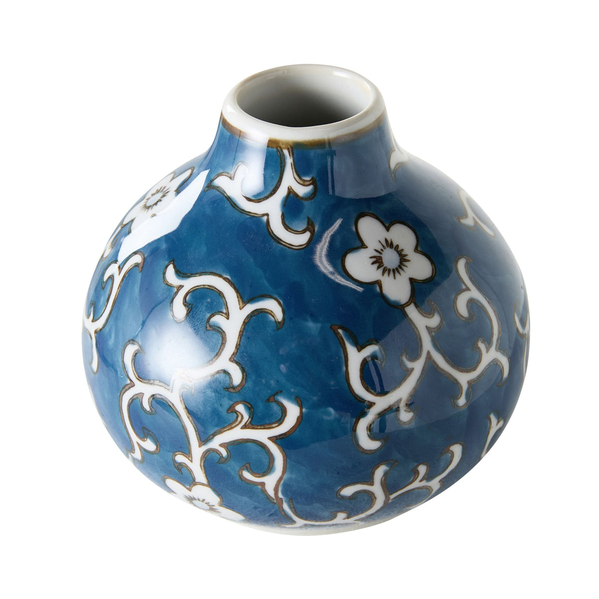 Celadon Alyssum Vine Bulb Vase