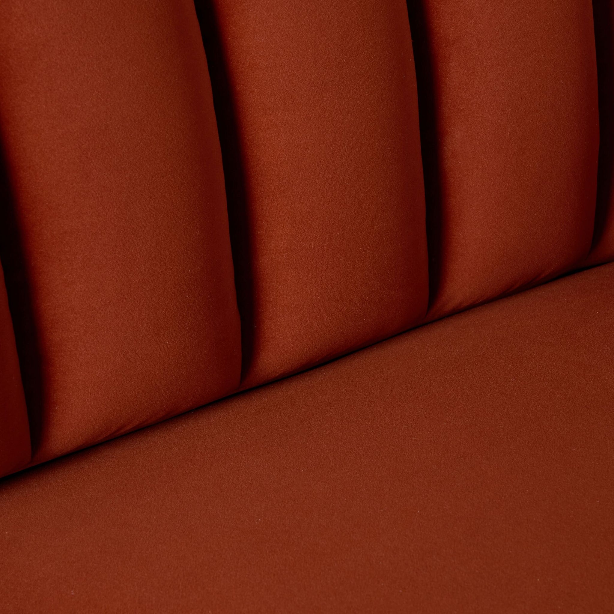 Stitch 2 Seater Velvet Sofa Copper