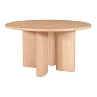 Dempsey Dining Table Round 140cm Natural