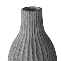 Ortiz Ribbed Ceramic Vase