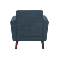 Frankie Armchair Steel Blue Weave