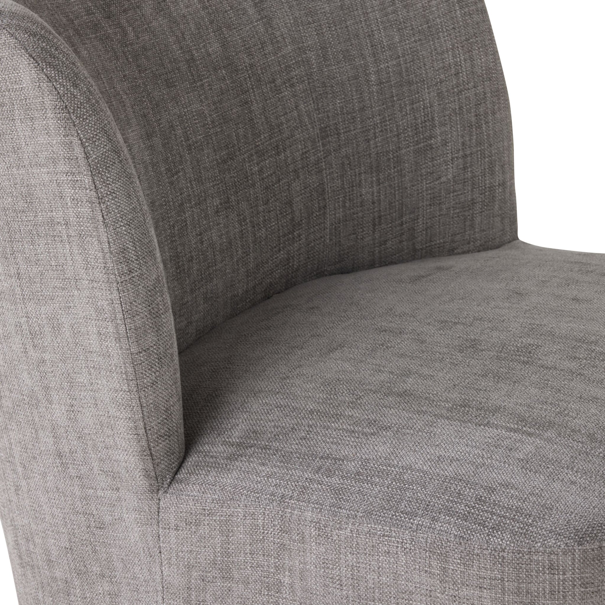 Amala Swivel Occasional Chair Granite Grey Weave