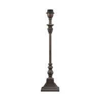 Arlington Aged Bronze Metal Table Lamp Base 12x12x48cm