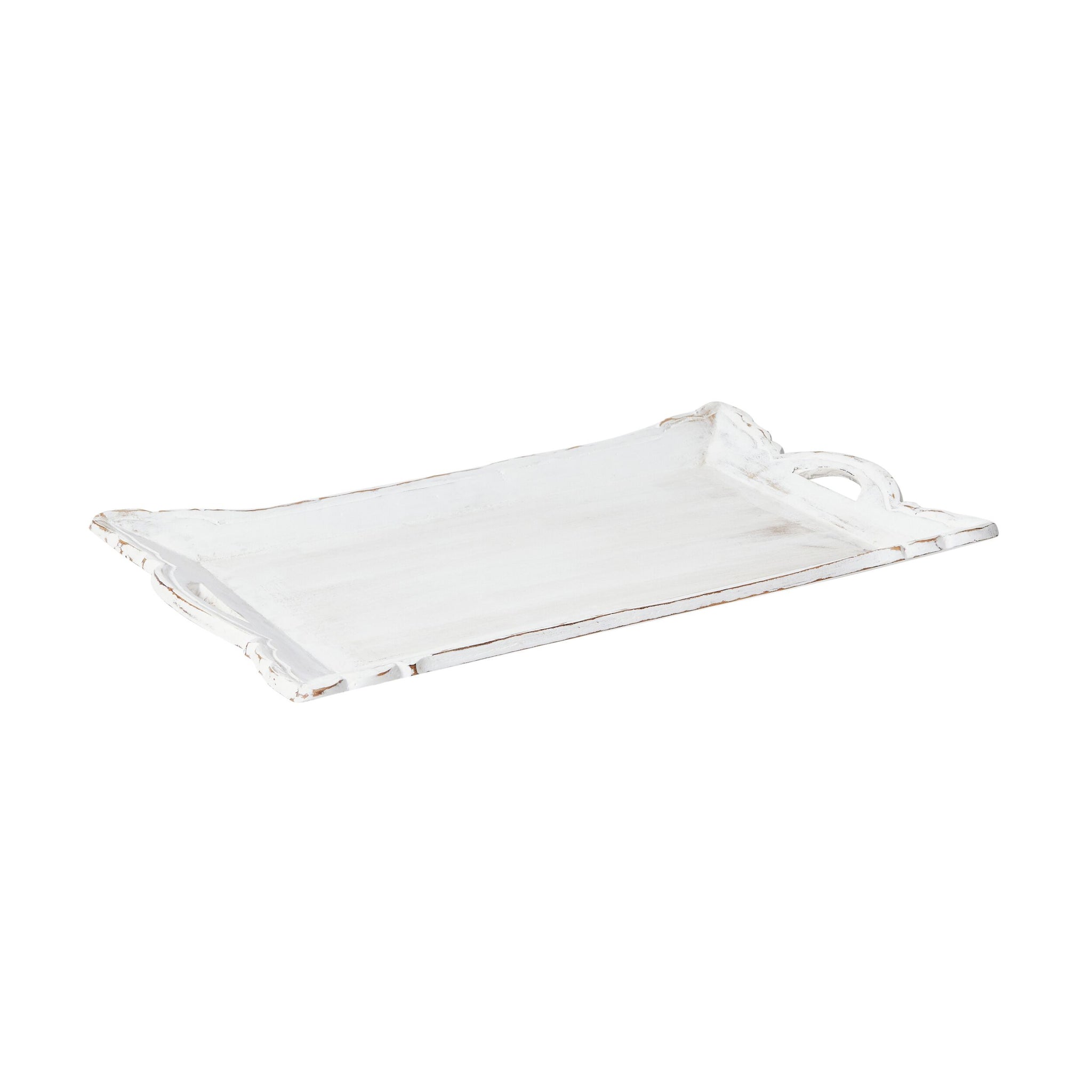 Parvani Tray White 56x35cm