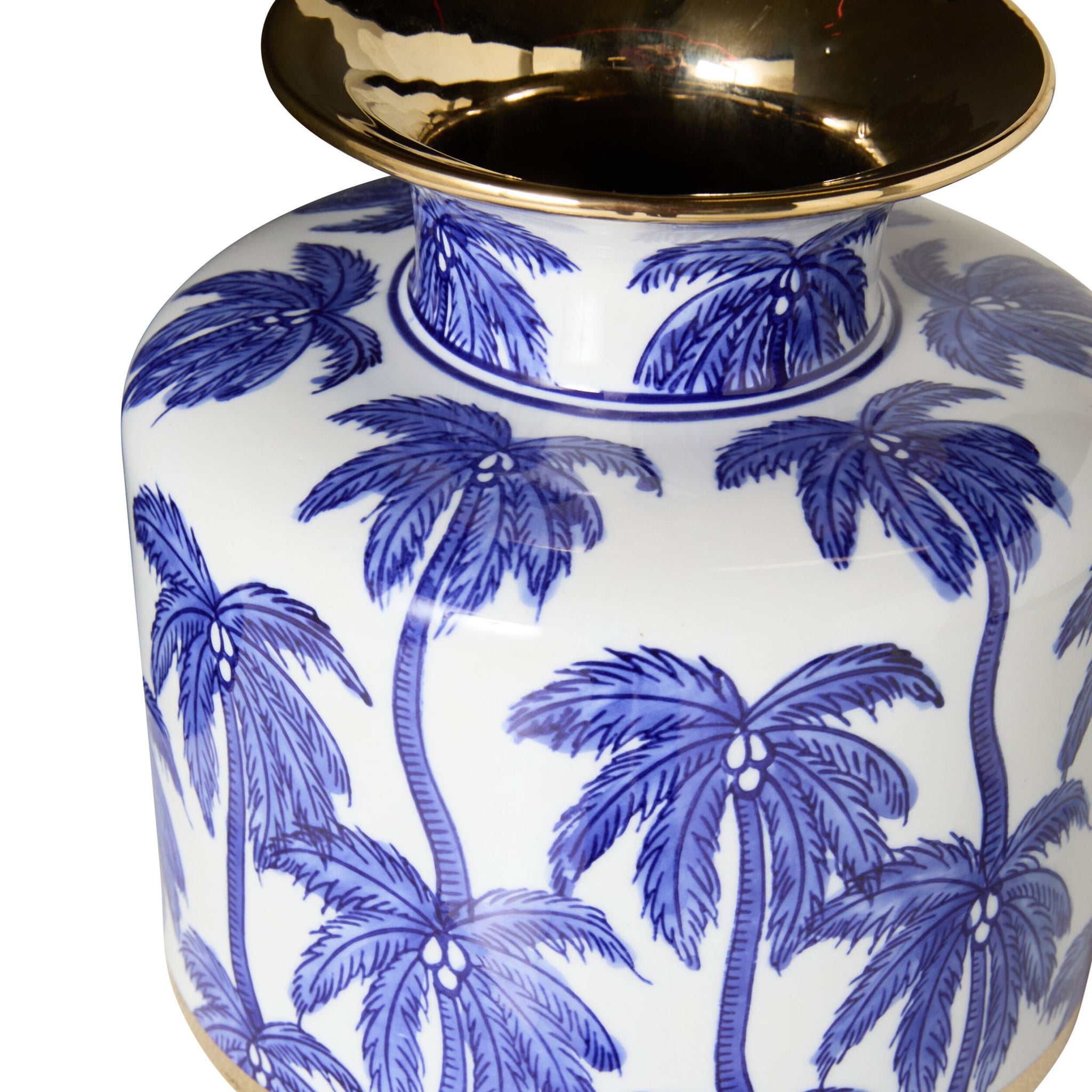 Celadon Sapphire Palm Vase 20cm