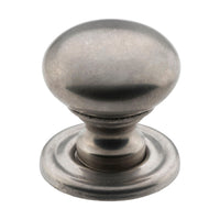 3146 Cupboard Knob Sheet Brass Satin Nickel D19xP19mm