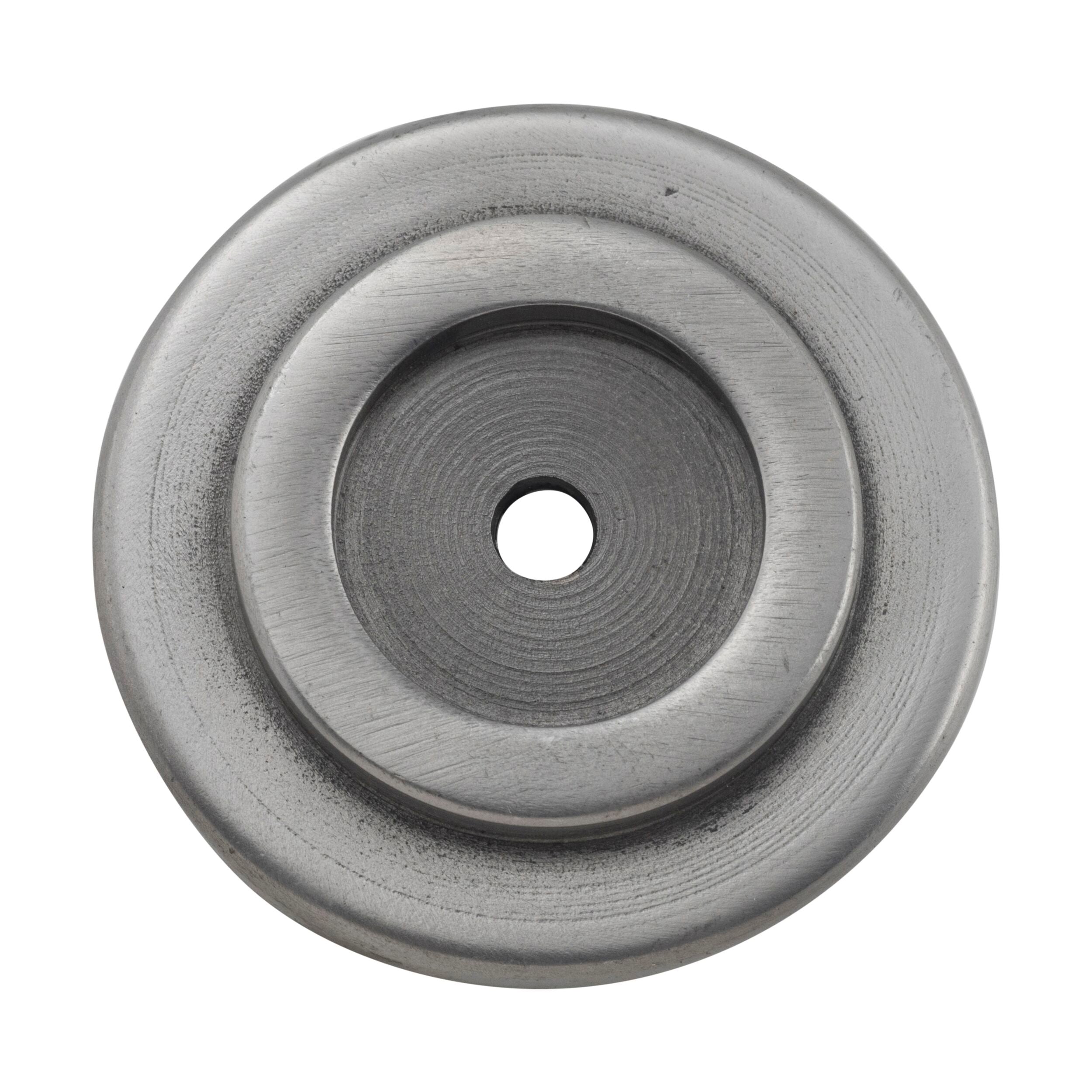 3089 Backplate For Domed Cupboard Knob Iron Polished Metal D32mm