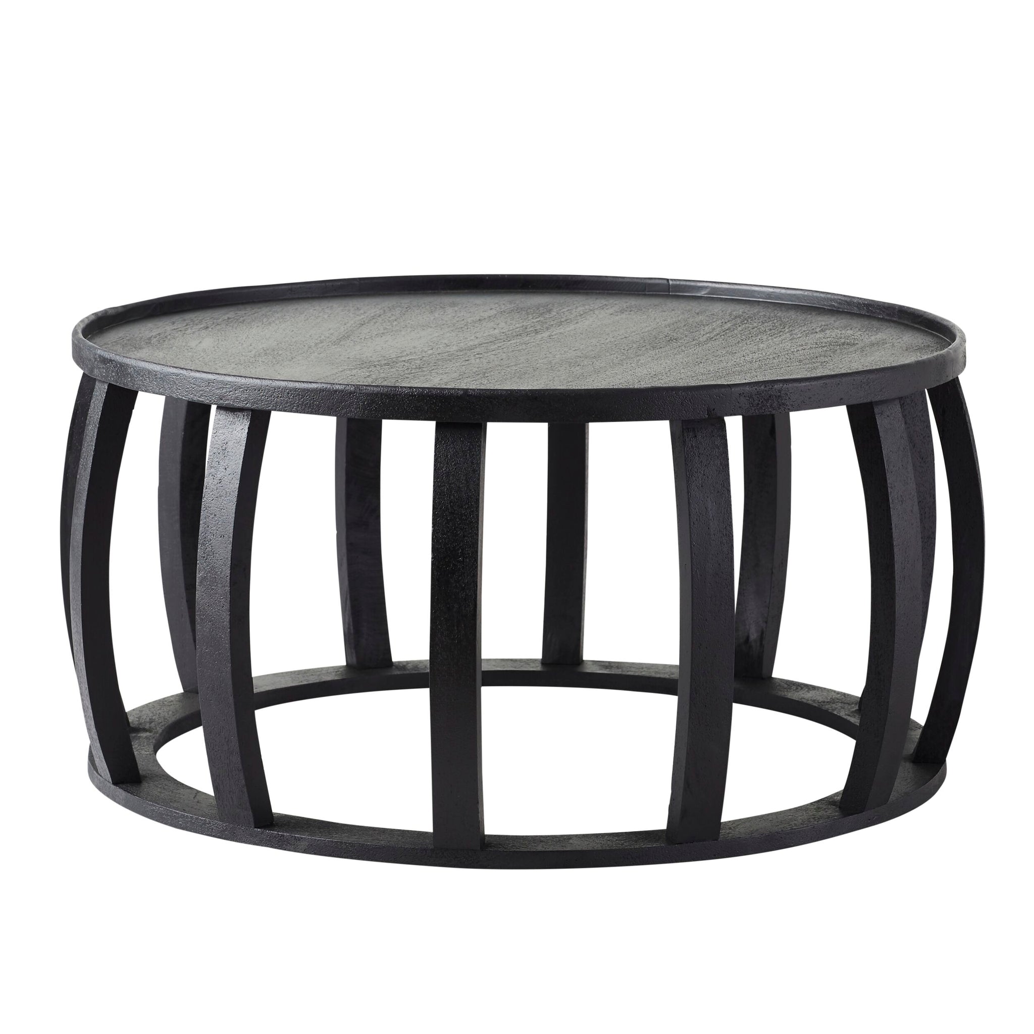 Ink Round Coffee Table Black