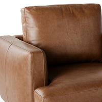 Harrison Leather Armchair Dakota Chestnut