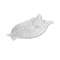 Snowy Owl Trinket Dish 13.6x8x2cm