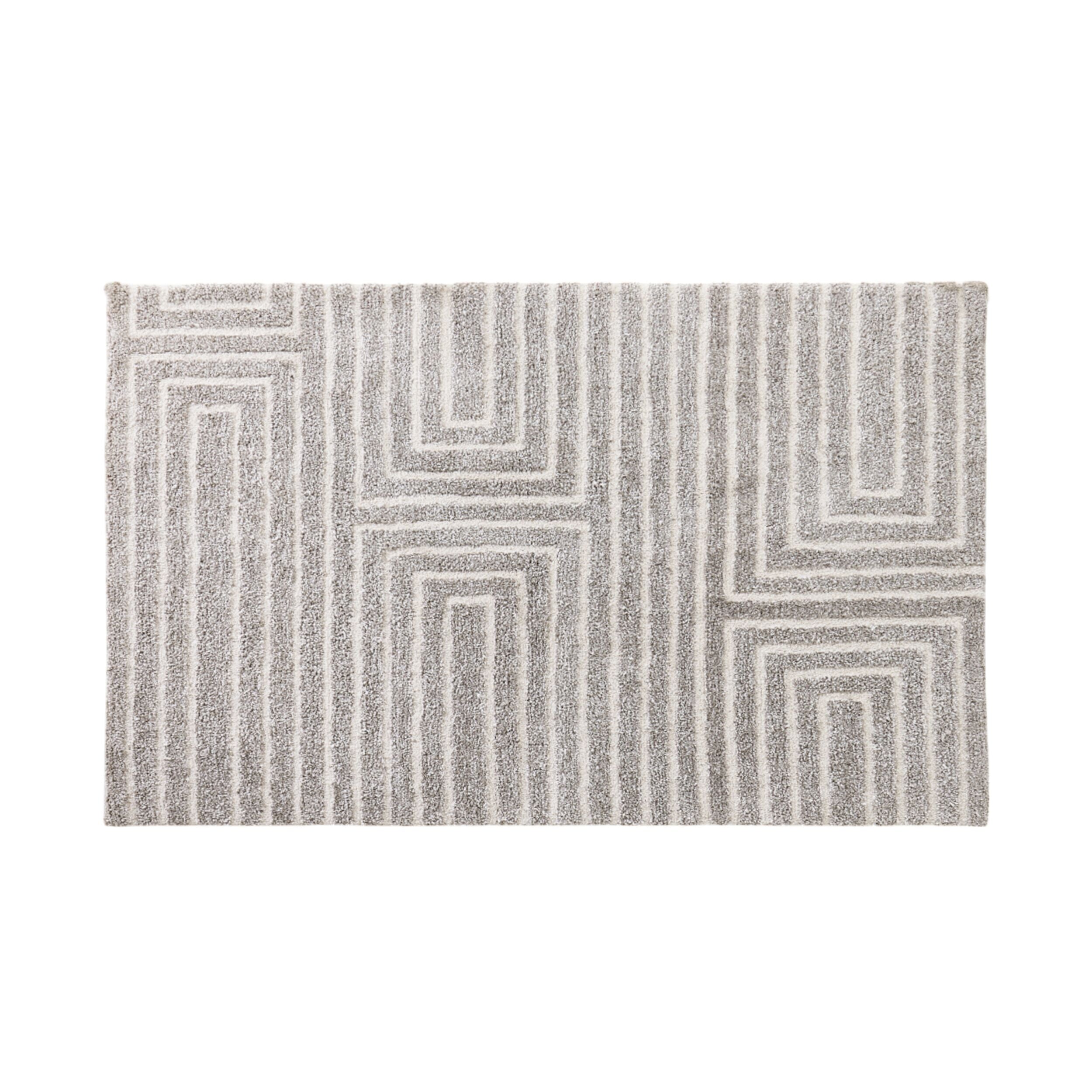 Maze Plush Rug Dove 150x240cm