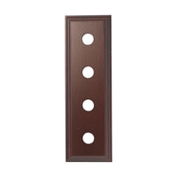 5414 Switch Socket Block Classic Quad Cedar H90xL280mm