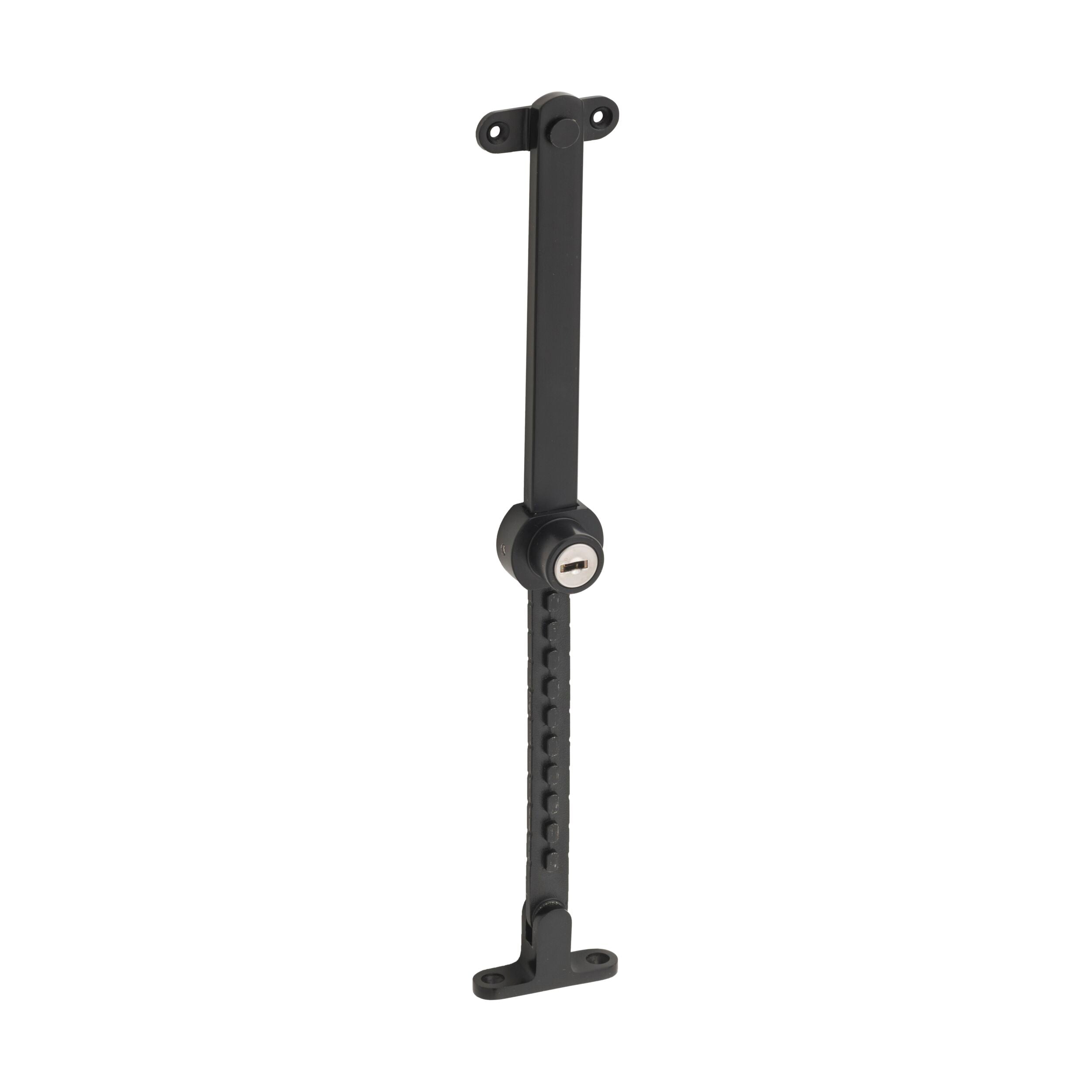 9639 Casement Stay Stainless Steel Telescopic Locking Matte Black L200-295mm