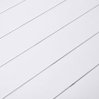 Blake Aluminium Dining Bench 240cm White