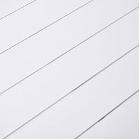 Blake Aluminium Dining Bench 240cm White