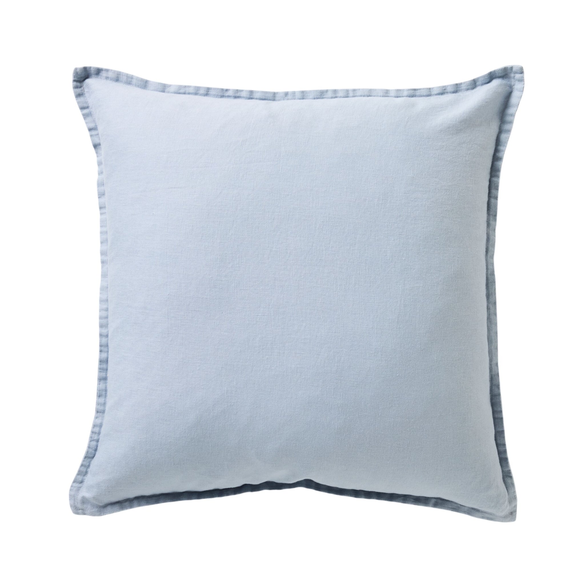 Hamptons French Linen Cushion Dusty Blue 50x50cm