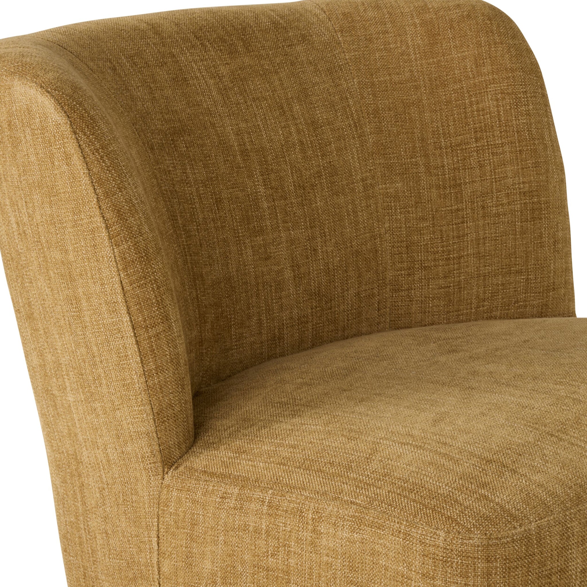 Amala Swivel Occasional Chair Mustard Weave