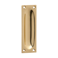 1568 Sliding Door Pull Classic Small Polished Brass H88xW28mm