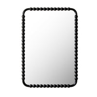 Orla Bobbin Wall Mirror Black