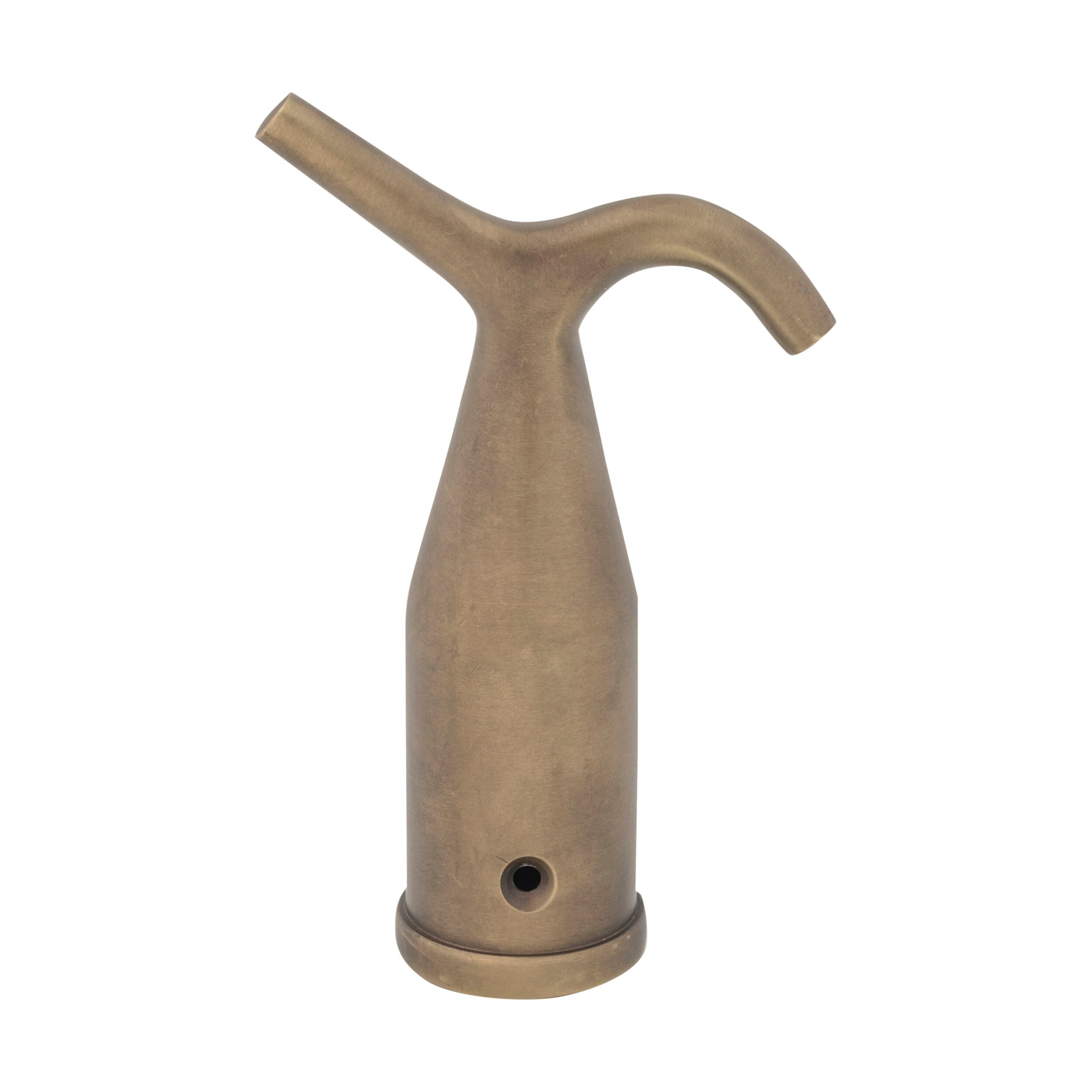 9717 Pole Hook Antique Brass H100xD25mm