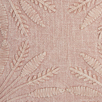 Pampas Fan Embroidered Cushion 45x45cm