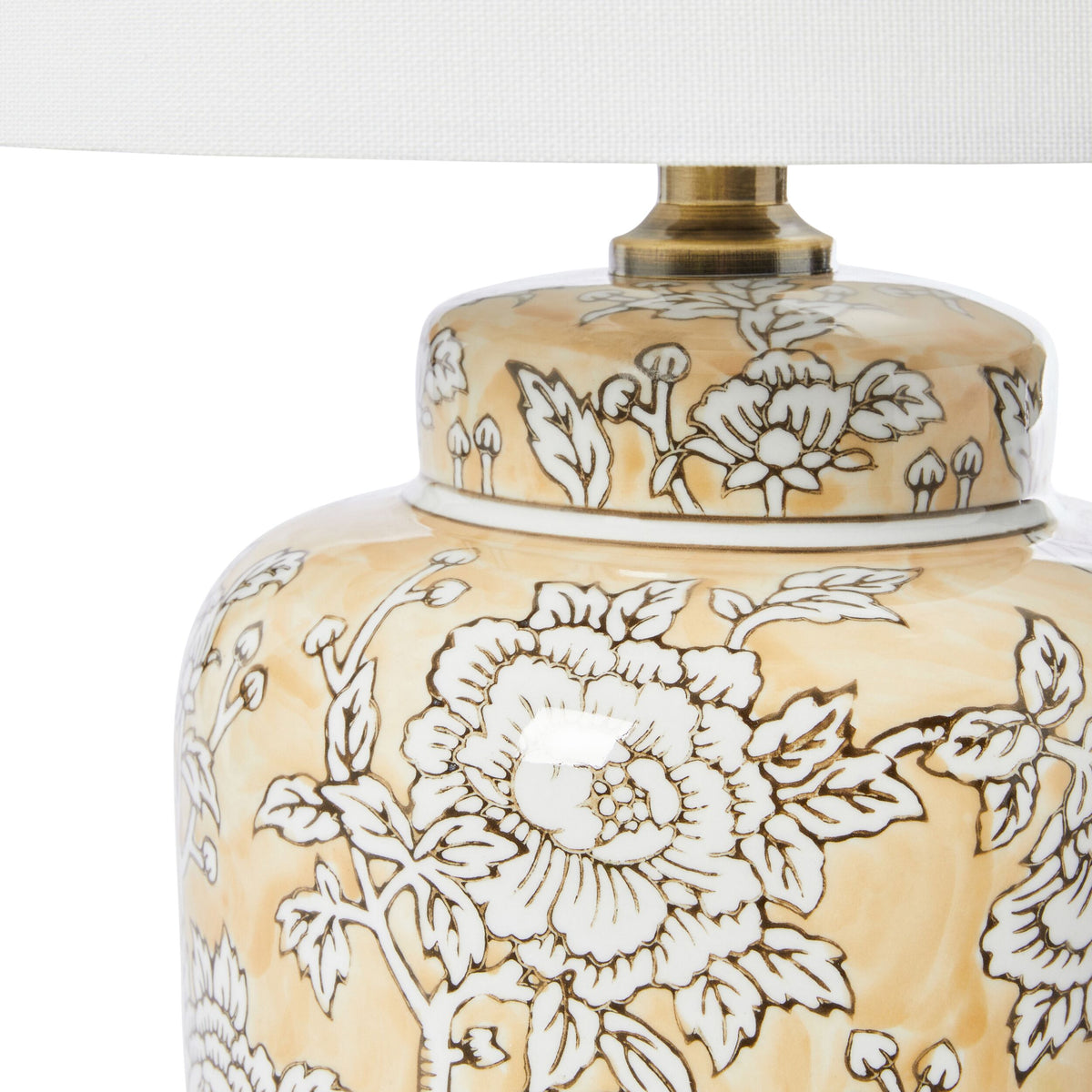 Floral Apricot Table Lamp 51cm – Early Settler AU