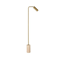 Elroy Travertine Floor Lamp 151cm