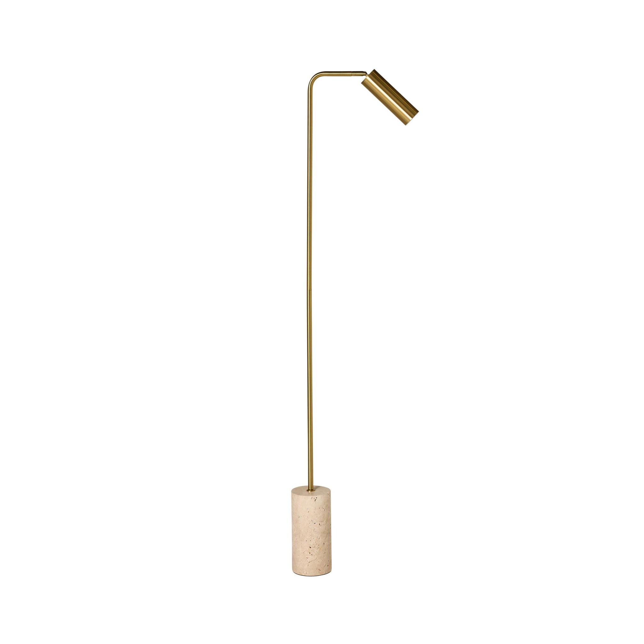 Elroy Travertine Floor Lamp 151cm