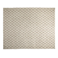 Braided Diamond Hand Woven Wool Blend Natural & Cream Rug 300x240cm