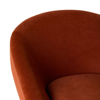 Luka Occasional Chair Velvet Copper