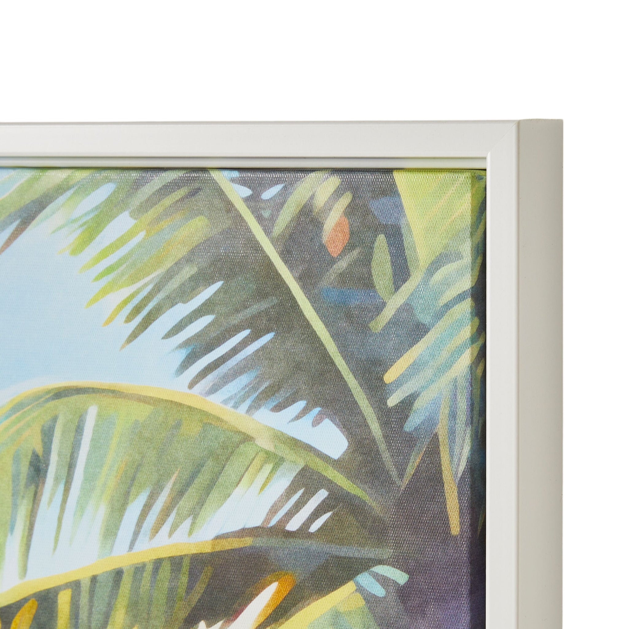 Tropical Retreat Framed Print 60x60cm