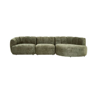 Solstice 3 Seater Sofa Forest Green