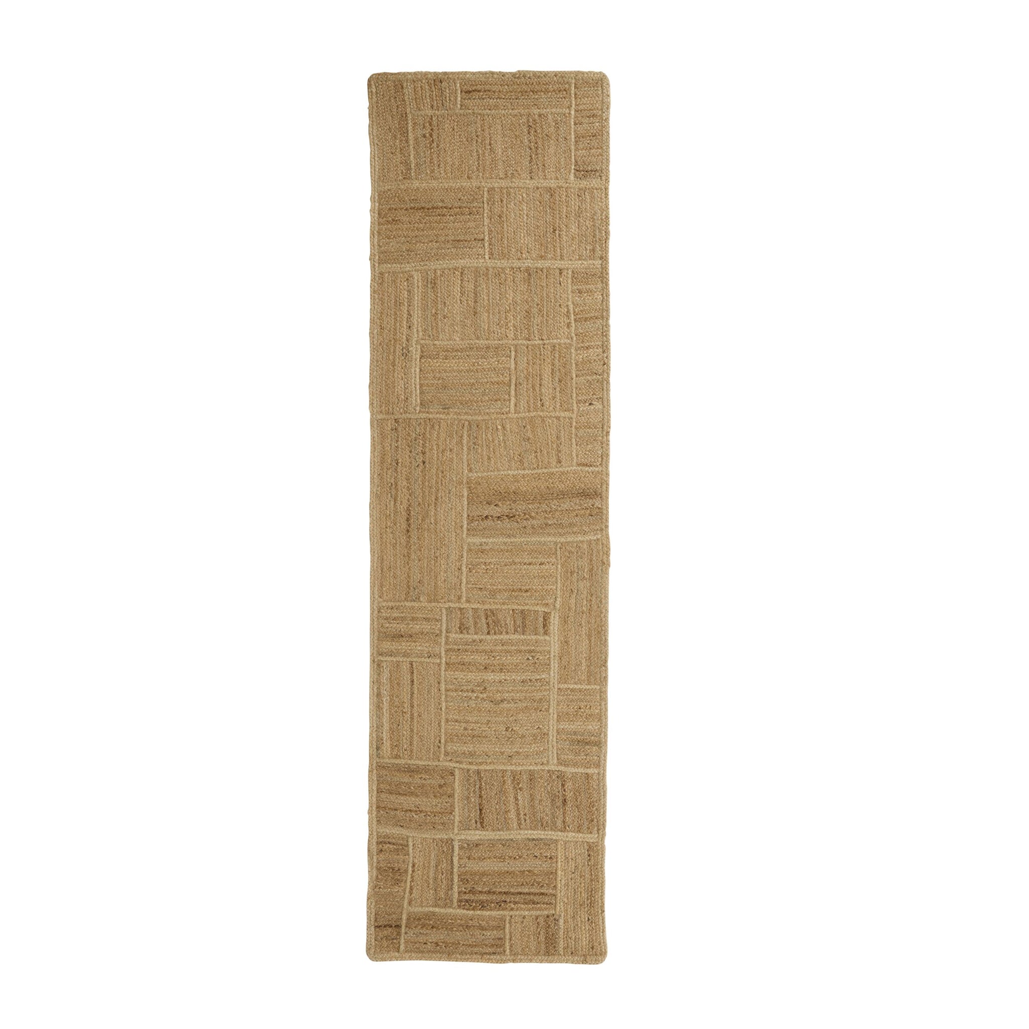 Palma Basket Weave Jute Runner 80x300cm