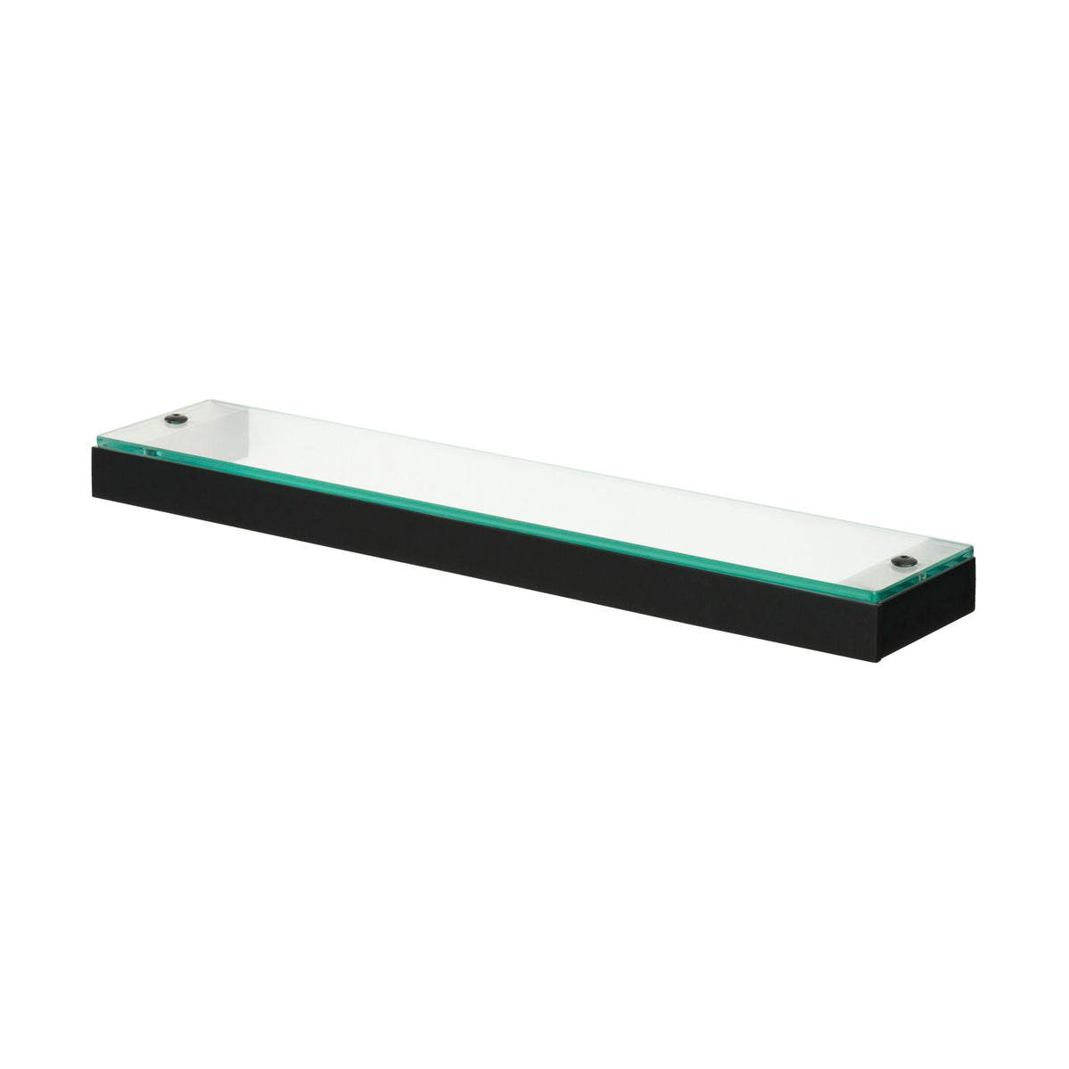 Kason Glass Shelf Matte Black