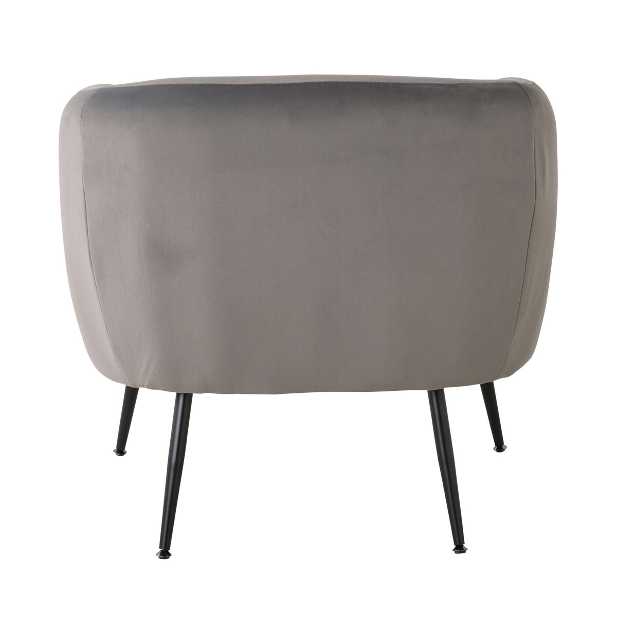 Kianna Occasional Chair Velvet Light Silver