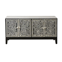 Bone Inlay Sideboard Black