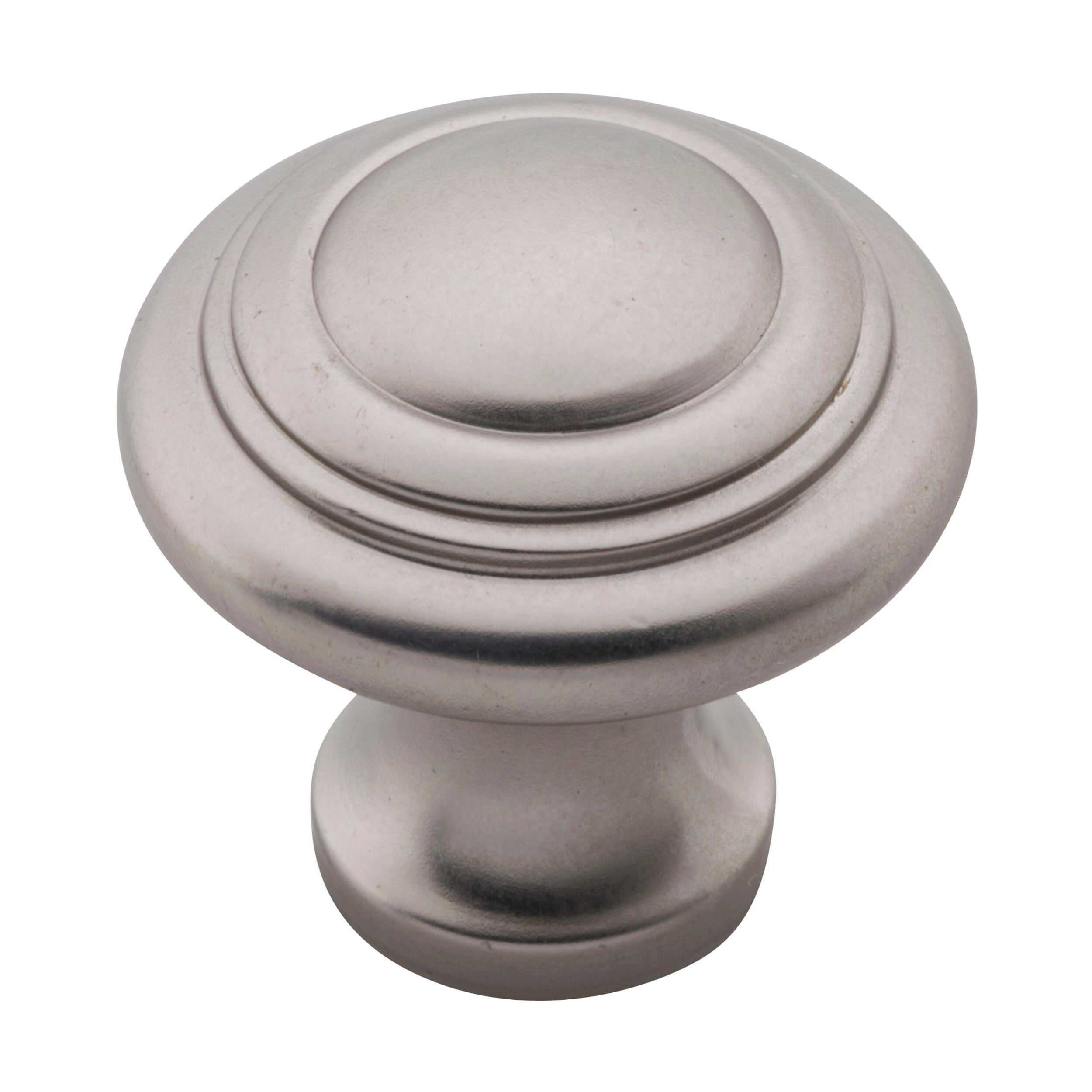 6616 Cupboard Knob Domed Satin Nickel D25xP24mm