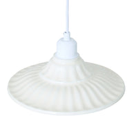 Rico Metal Pandant Off White 26cm - SHADE ONLY