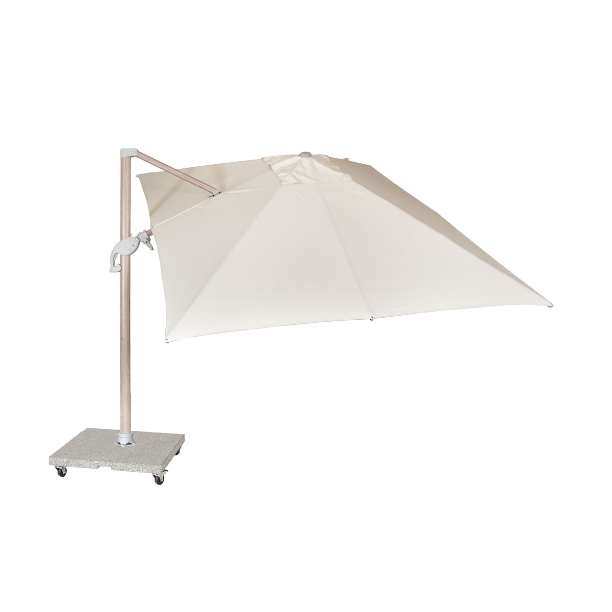 Amalfi Deluxe Cantilever Umbrella Oatmeal 300x400cm