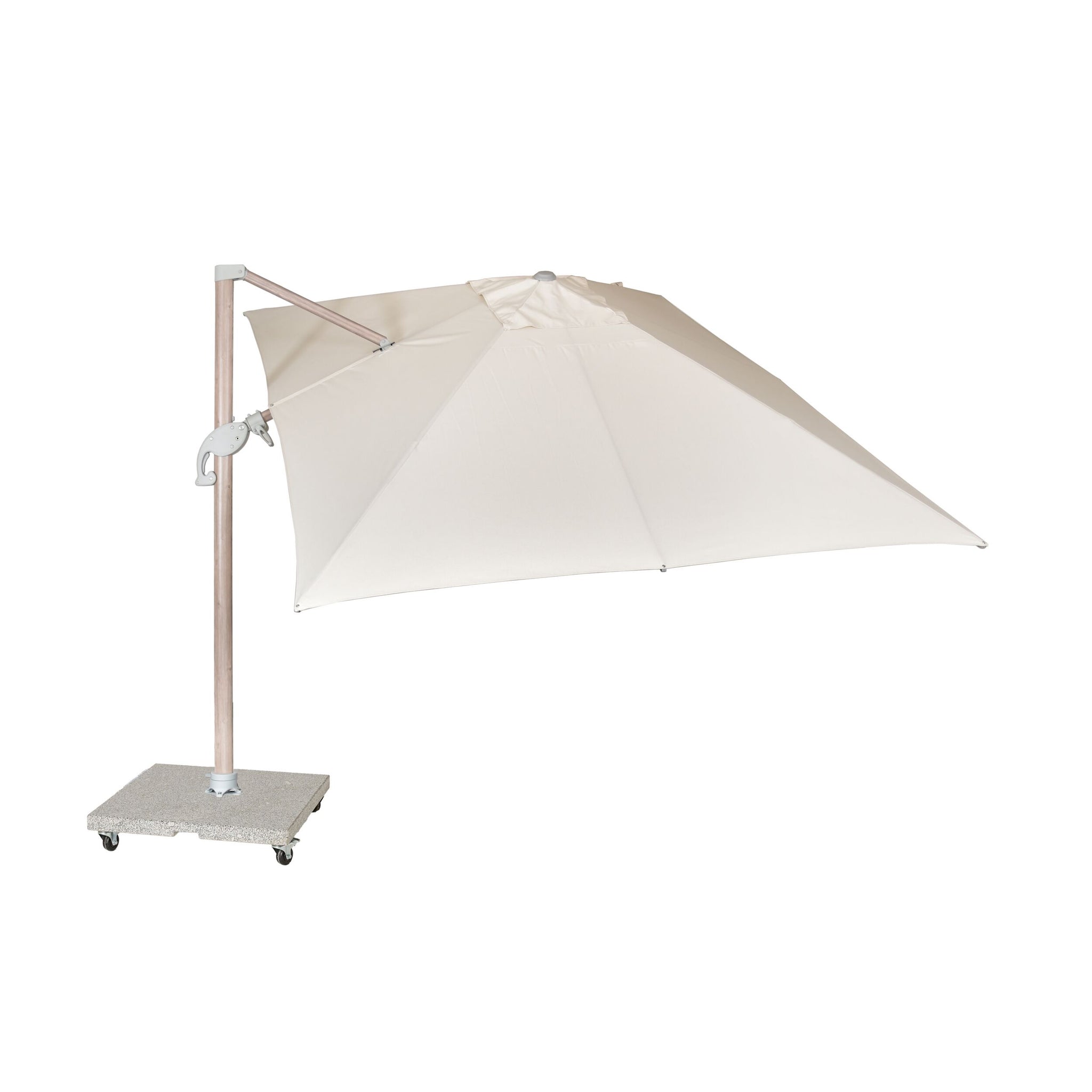 Amalfi Deluxe Cantilever Umbrella Oatmeal 300x400cm