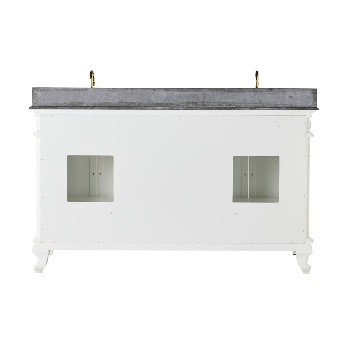 Rosette Granite Top Double Vanity White 1550mm