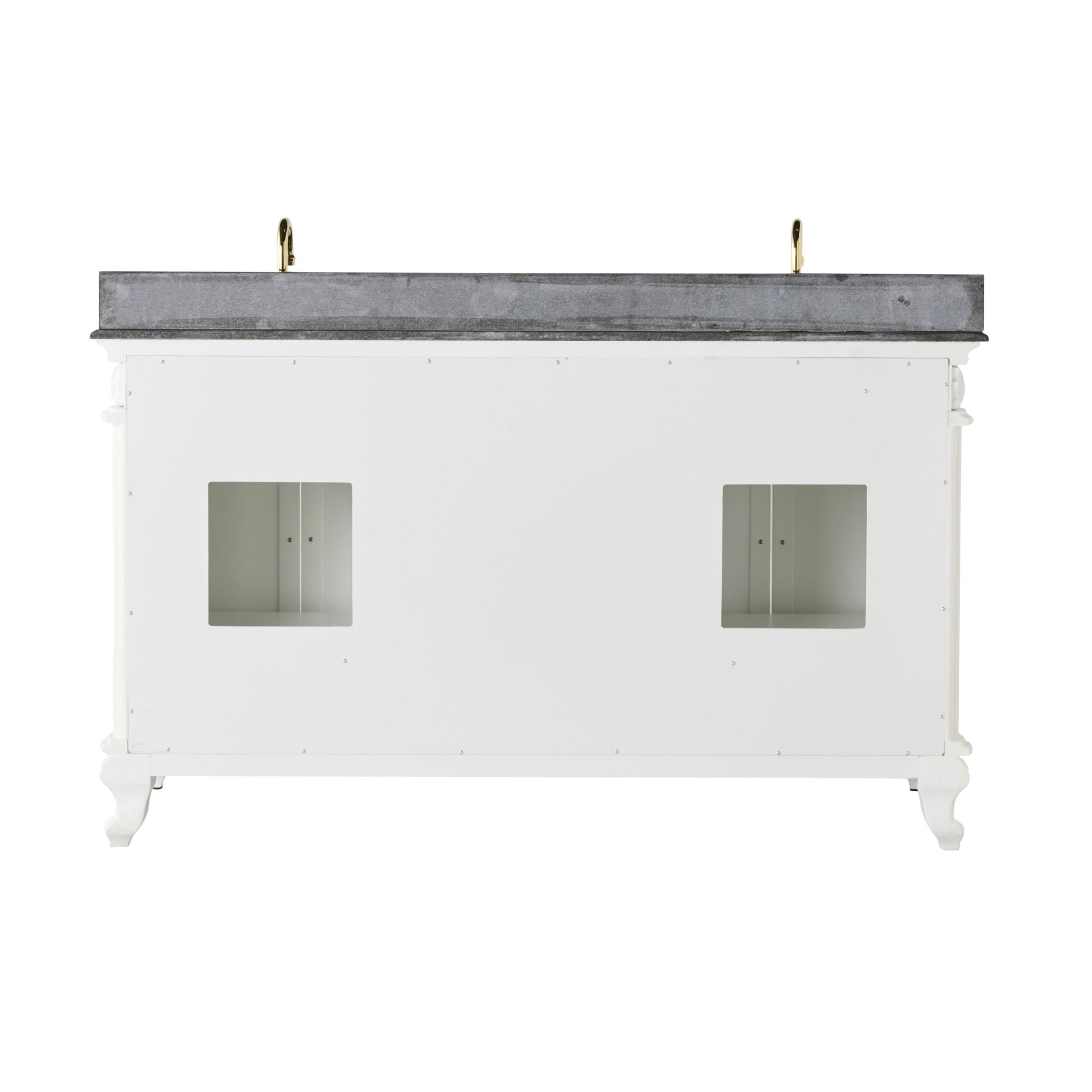 Rosette Granite Top Double Vanity White 1550mm
