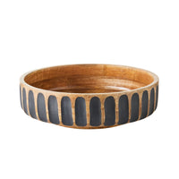 Moana Salad Bowl Black 40x40x12cm