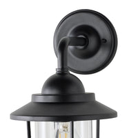 Devon 1 Light Exterior Wall Bracket Black