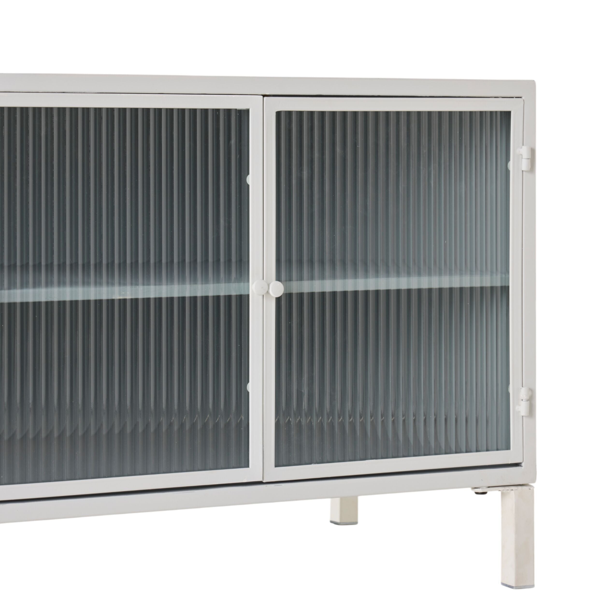 Nero Entertainment Unit 120 x 40 x 50cm White & Grey